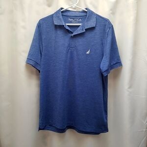 Nautica men's size medium blue polo shirt